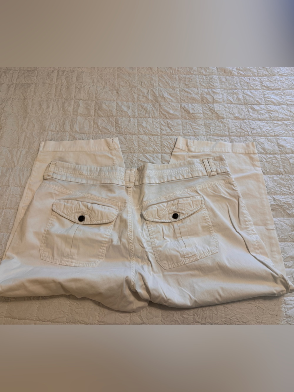 Cato White Shorts with Teal & Gold Paisley Waistband - Picture 2 of 5